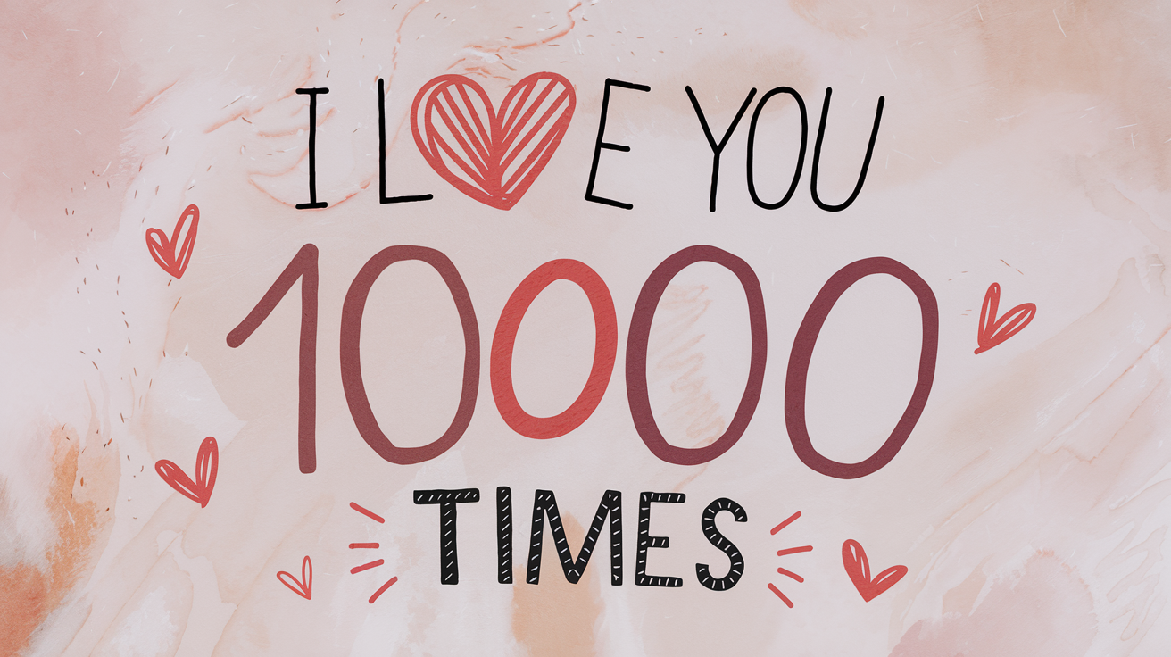 I Love You 10000 Times Copy And Paste